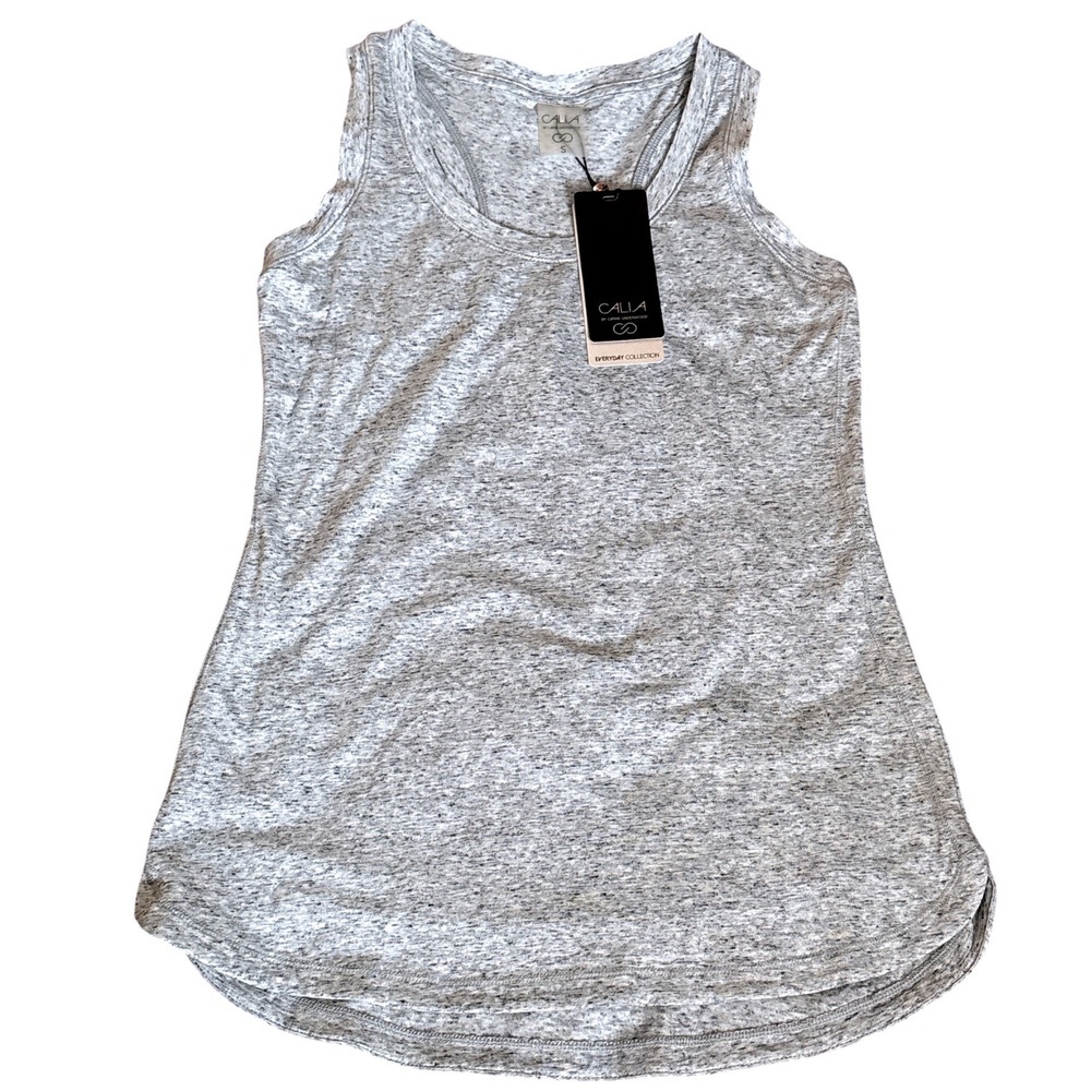 Calia Everyday Tank in Light Heather Gray Nebula Heather, Small, NEW, Athleisure